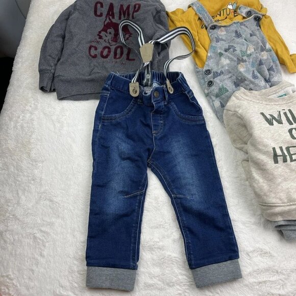Toddler 18 Month Lot Of Clothes Sweater, Overalls One Piece Old Navy Koala Baby - Picture 2 of 13